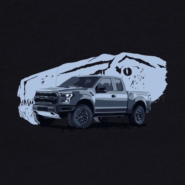 Ford Raptor - raptor dinosaurus background by GalfiZsolt